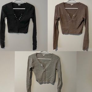 GARAGE long sleeve pack of 3
